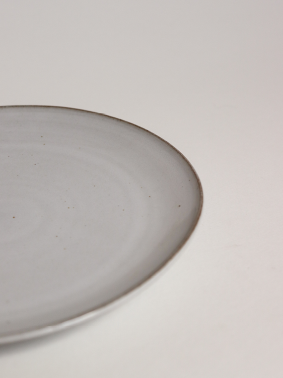 Handmade Ceramics Plates river detail
