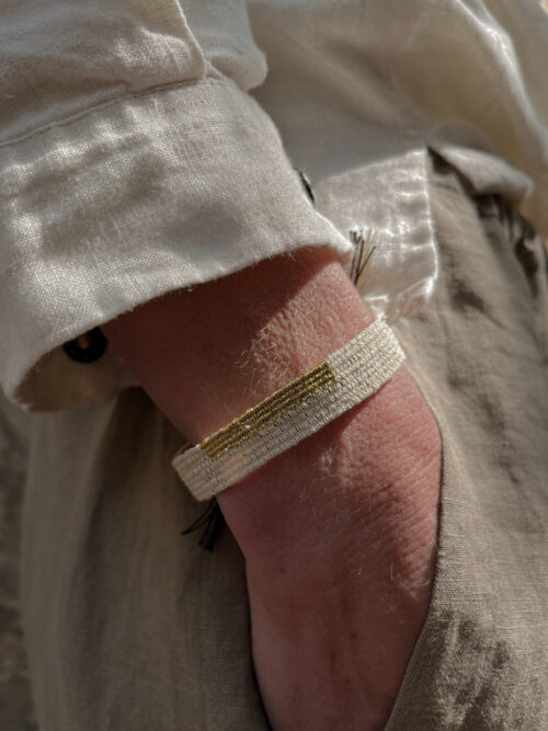 Bracelet LOOM N°251 handmade bracelet Myriam Balay Made in France SS22 Cover New