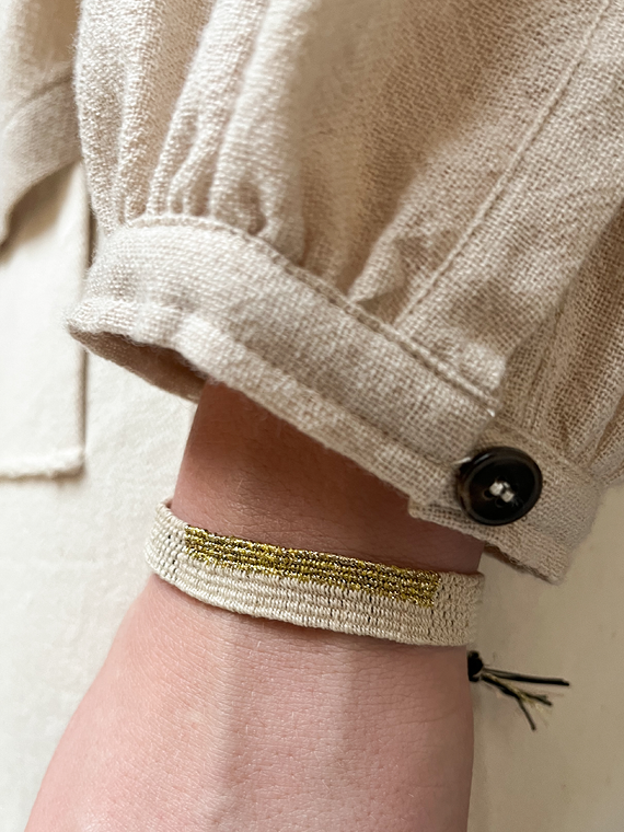 Bracelet LOOM N°251 handmade bracelet Myriam Balay Made in France winter 2021
