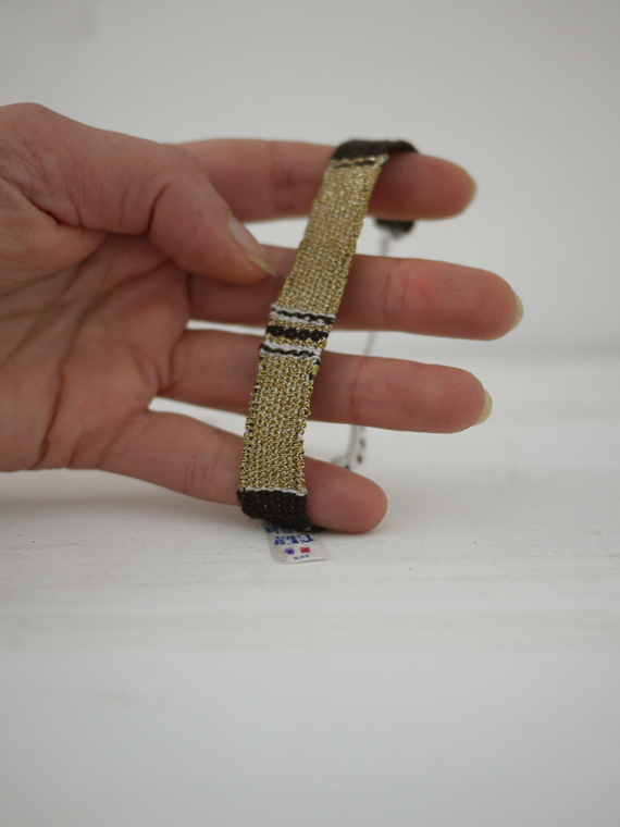 Myriam Balaÿ handloom bracelet 19 textile jewelry handmade bracelet hand