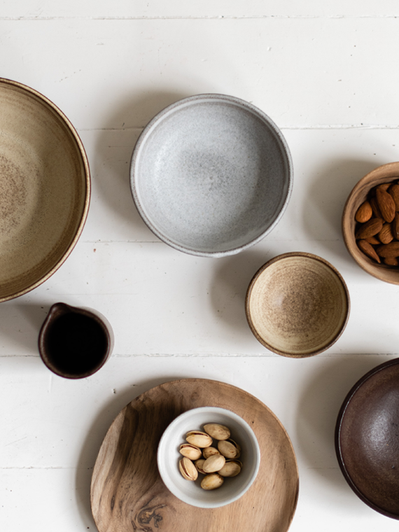 Handmade Ceramics keramiek kantoor bowl grey selection