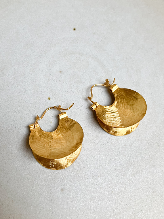 dat après ski shop online golden handmade earrings