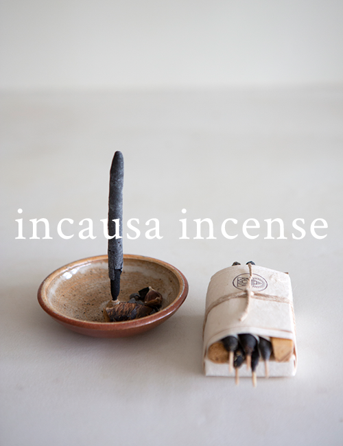 natural incense handmade incense Incausa shop online winter 2021
