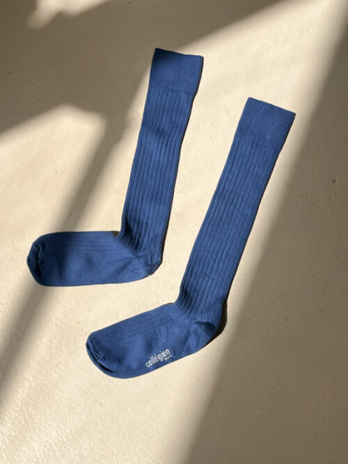 organic cotton socks collegien socks online bleu saphir