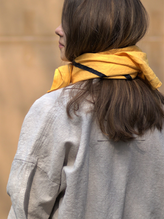 scarf embrace linen scarf fant shop online yellow