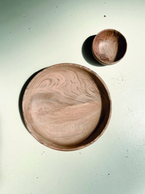 wooden tableware handmade tableware handmade wooden plate walnut wood plate bowl XL