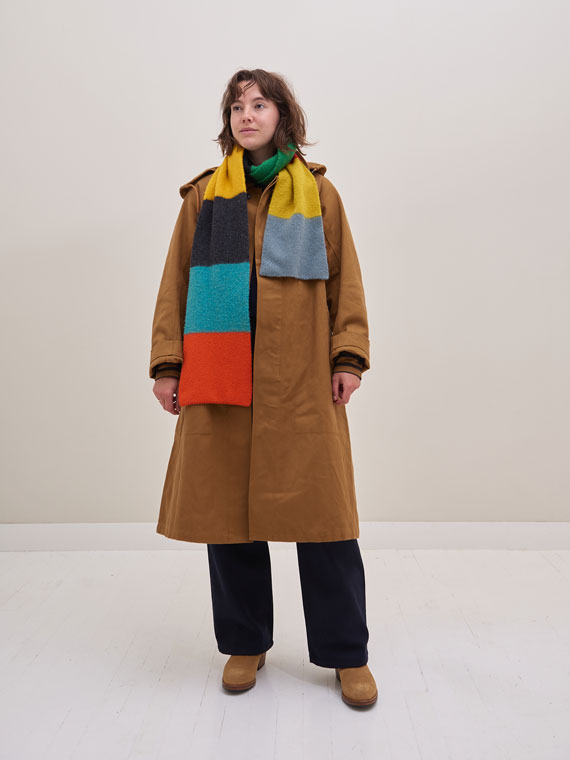 SMALL COLOURBLOCK SCARF MULTICOLOUR jo gordon shop online girls of dust shop online camel jacket