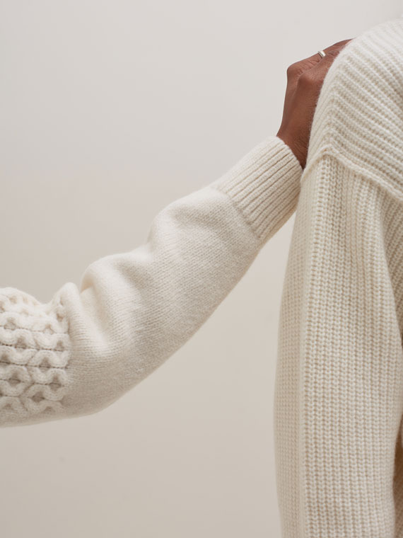 pomandere shop online knit sweater butter sleeve