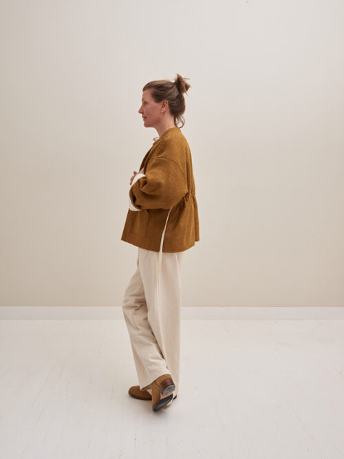 fant coat fant jacket fant shop online ochre woolen jacket total side 2