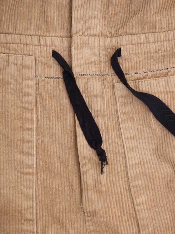 fant shop online jumpsuit corduroy jumpsuit waist detail