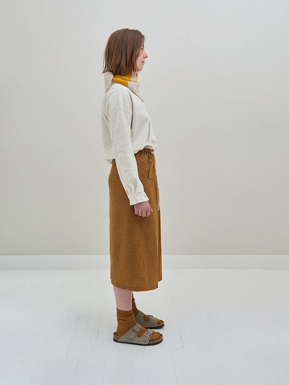 woolen skirt fant shop online total look skirt Kath side