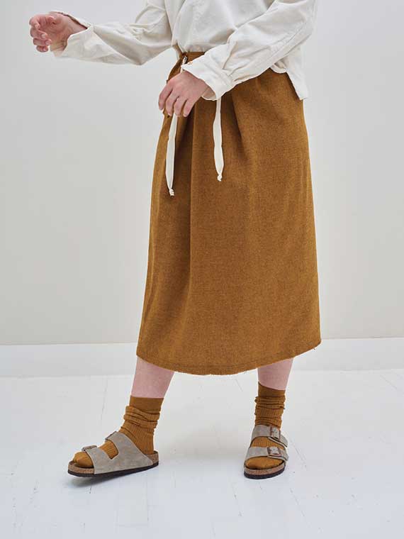 woolen skirt fant shop online skirt Kath back
