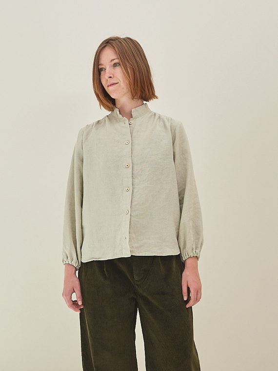 fant shop online fant blouse fant shirt linen ruth front medium