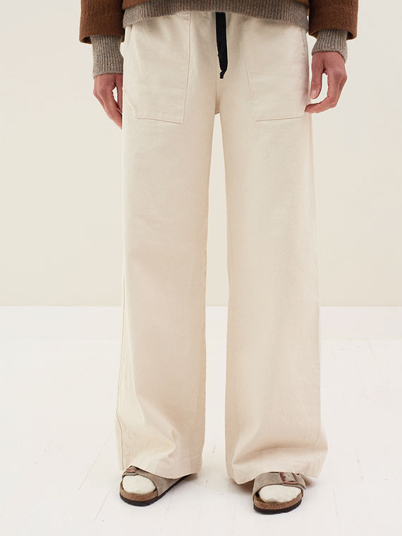 pomandere shop online fant shop online pants stream cotton pants medium front