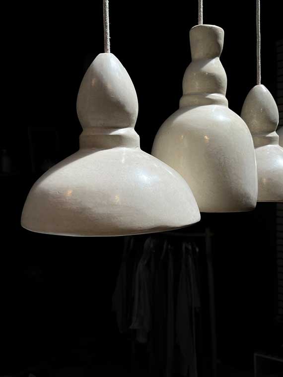 tadelakt lamps handmade lamps ceramic lamps Morocco detail cover