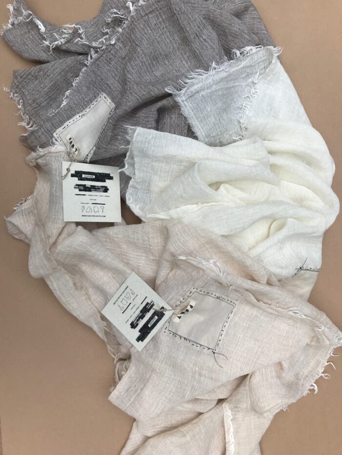 fant shop online fant Sukha scarf alpaca scarf color swatch