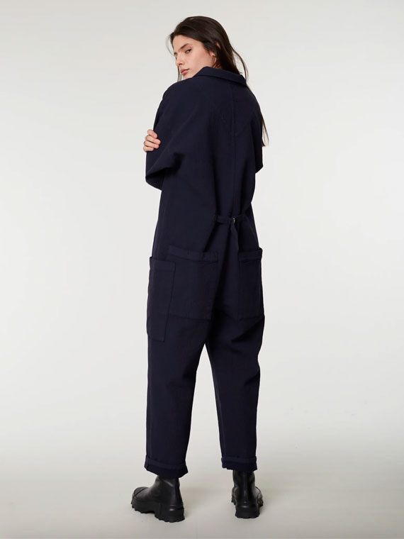 girls of dust shop online garage suit navy karate cotton back total