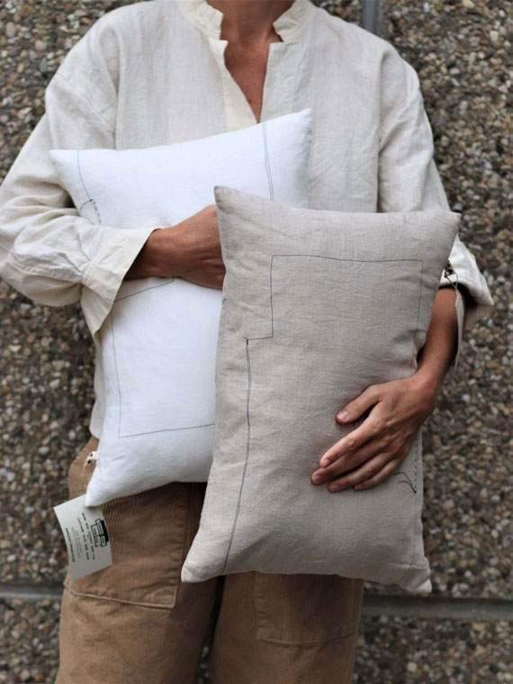 fant shop online linen cushion Belgian linen totum cushion cover