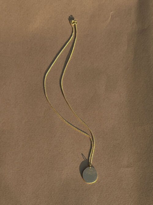 necklace moon gold fant shop online Martine viergever necklace gold