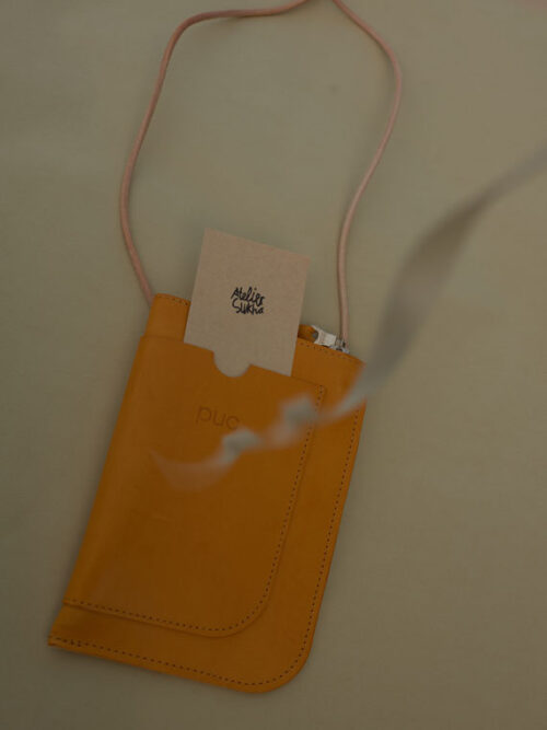 handmade mini bag Puc Haarlem ochre