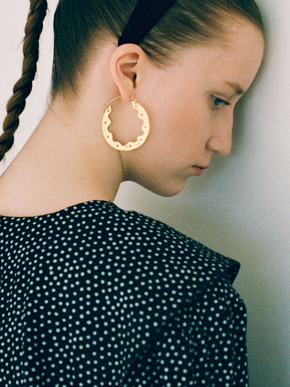 Apres Ski earrings delik earrings handmade jewelry model