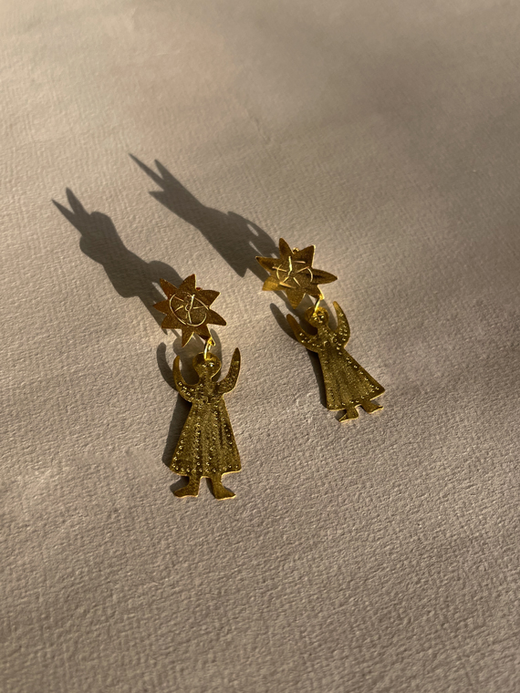 handmade earrings jewelry amsterdam après ski Tete de Soleil cover