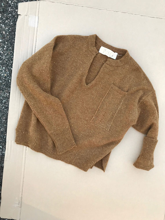 woolen sweater luck fant shop online caramel