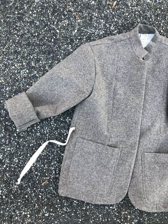 woolen jacket fant shop online goldy mud color