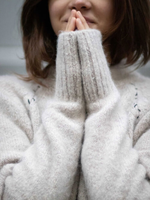 alpaca woolen sweater Martha fant shop online grain cover