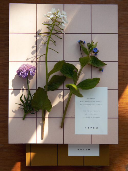 Notem flat lay notebook large rose cover