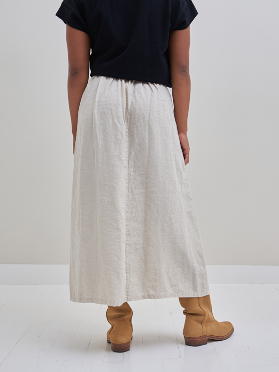 linen skirt Philly fant shop online back