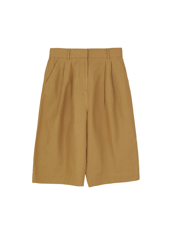 skall studio shop online muto shorts golden brown packshot