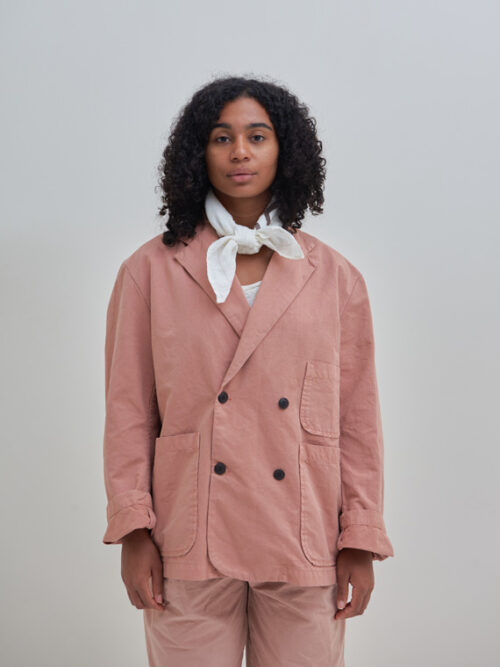 girls of dust shop online G.O.D BLAZER CRISPY COTTON OLD ROSE cotton blazer cover