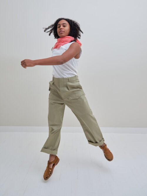 girls of dust shop online ripstop cotton guerrilla pants silver green move