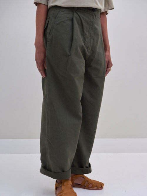 girls of dust shop online G.O.D BRITISH WORKER PANTS CRISPY COTTON Cypress cover