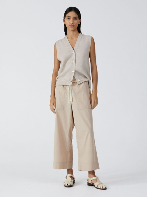 aiayu shop online ellis pant beige cotton pants chetna cotton cover