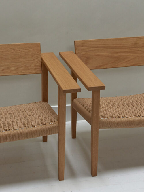 handmade lounge chair oak furniture atelier mooijen handmade furniture cover