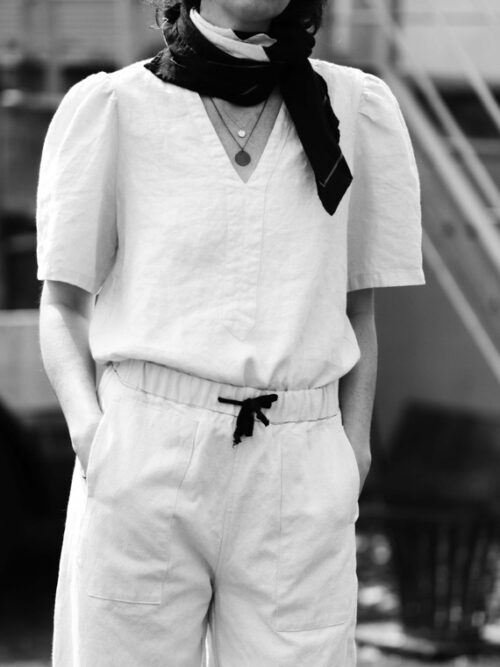 linen top belgian linen fant shop online top Amy total look