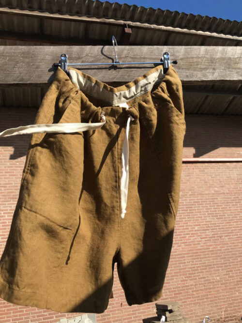 linen shorts pants hop online geetie olive cover