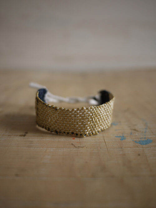 Myriam Balaÿ handloom bracelet 19 textile jewelry handmade bracelet 22