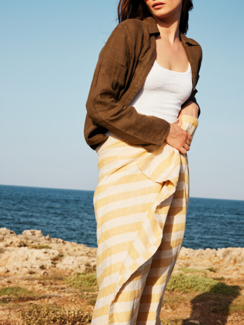 Nimu Roma beach towels plaids linen beach towels cotton towels porte Ercole cover