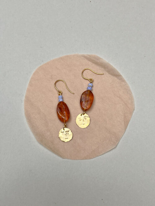 après ski shop online handmade Viso Amber blue jewelry