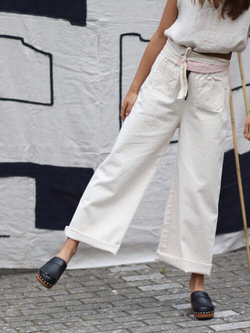 fant shop online cotton pants Dax cotton twill pants coconut cover