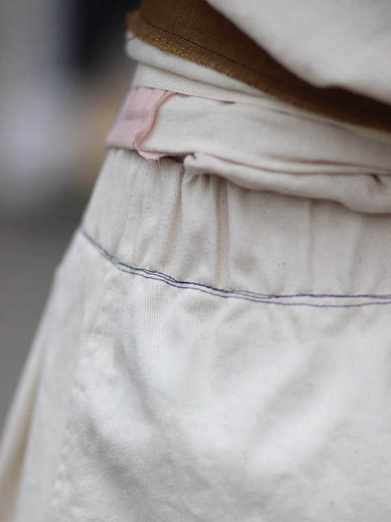 organic cotton skirt Faye denim skirt fant shop online cover detail waistband