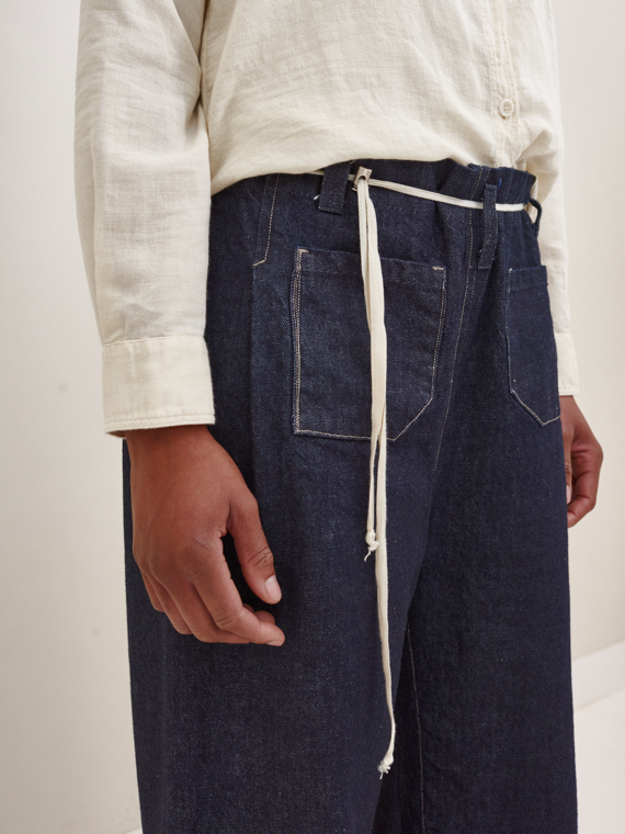 organic cotton denim pants Connor fant shop online cover