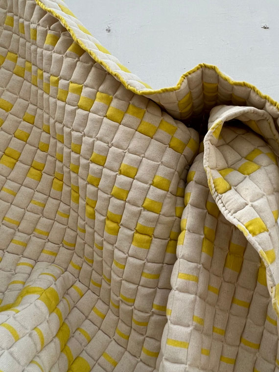 raasleela handwoven quilt handmade quilt cotton quilt detail