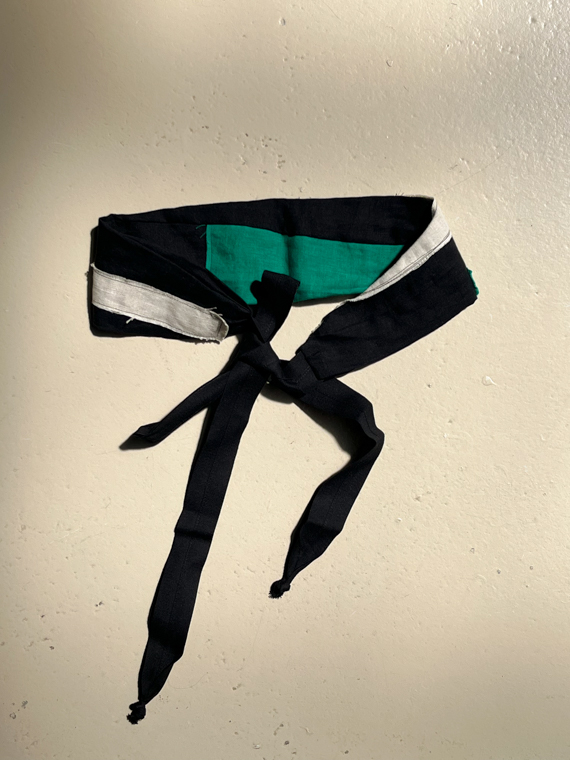 linen belt billy fant shop online black back detail