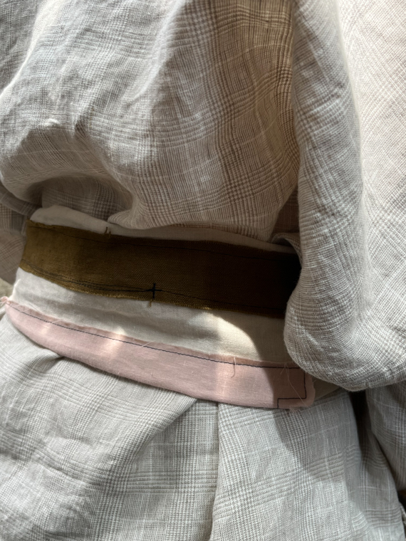 linen belt billy fant shop online off white back detail