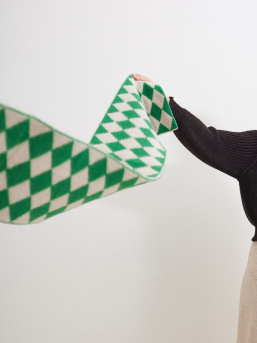 BRUSHED DIAMOND SCARF PAGODA & OATMEAL jo gordons shop online cover