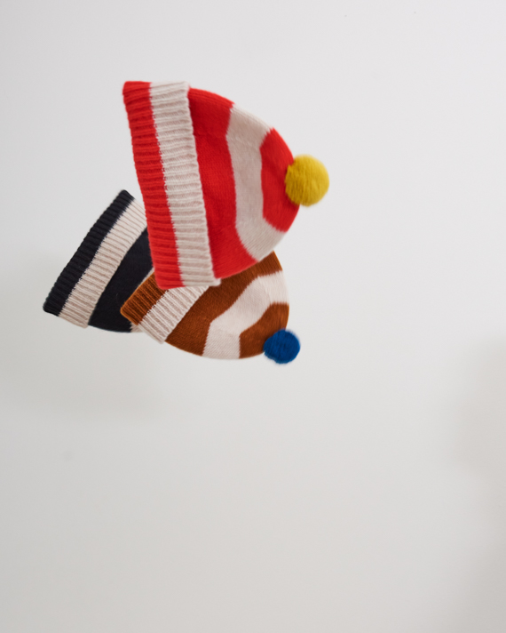 stripe pompom hat jo gordon shop online 3 colors cover